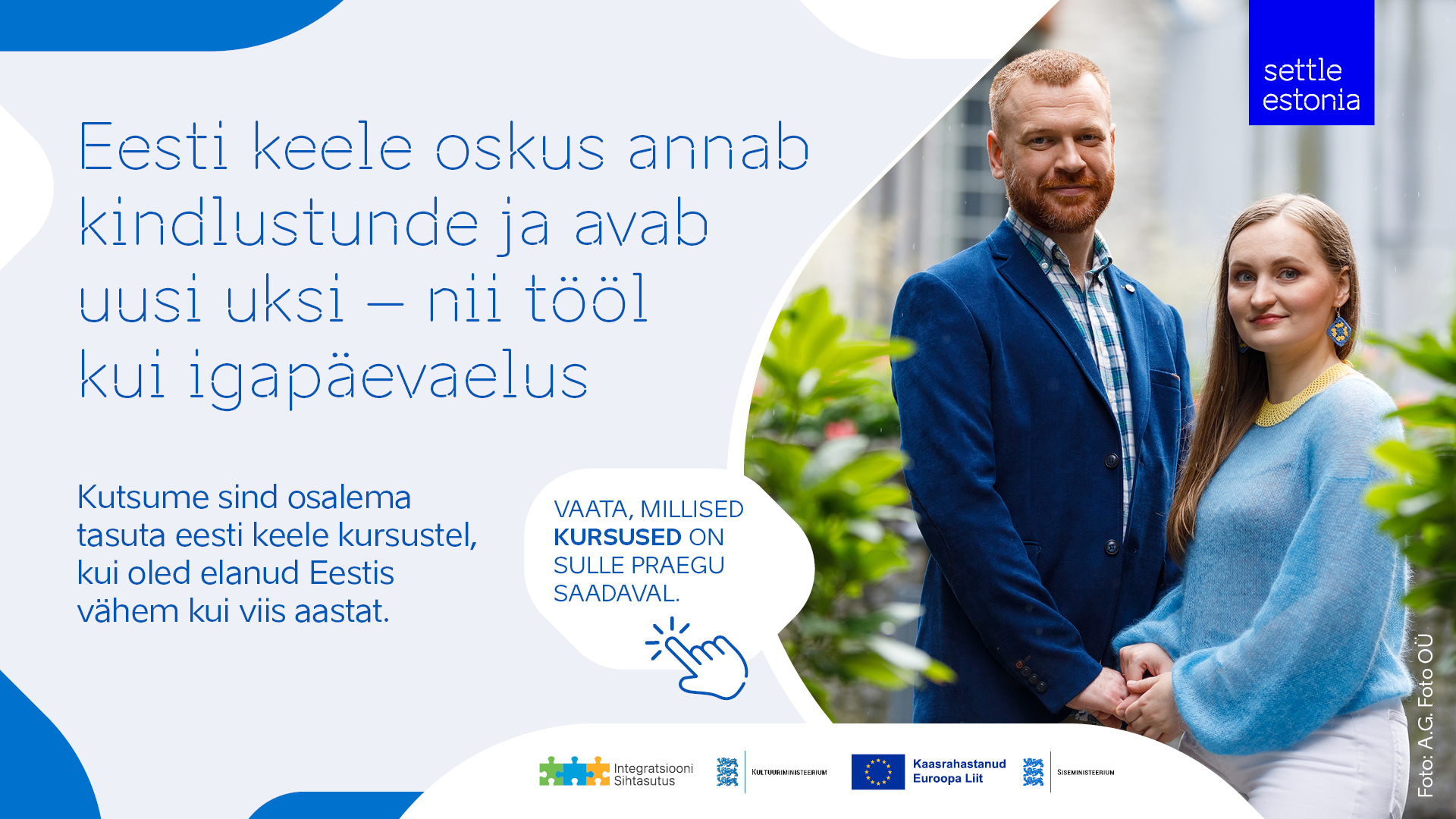 Ootame ukrainlastest rahvusvahelise kaitse saajaid tasuta eesti keele kursustele 