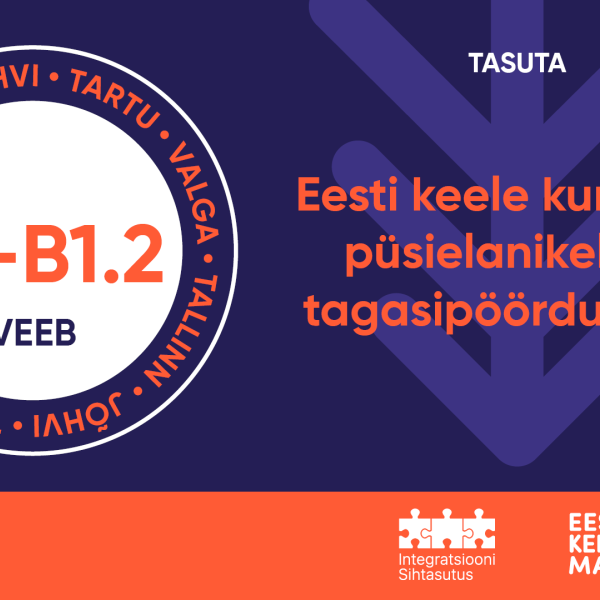 Estonian language courses for permanent residents and returnees